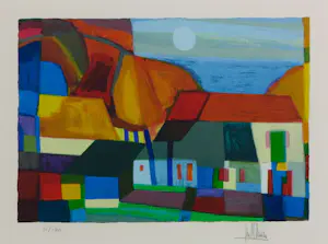 Ton Schulten - Zeefdruk, Zonder titel - Ingelijst (museumglas) kopen? Bied vanaf 250!