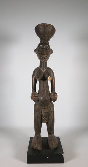 Senufo - Hout, Staand vrouwelijk figuur kopen? Bied vanaf 1!