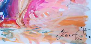 Kees van Citters - Pas de Deux Let the dust settle 2020 achterkant gesigneerd kopen? Bied vanaf 30!