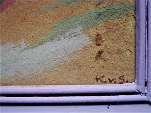 Karel van Seben - Leuk, omstreeks 1980 geschilderd olieverf "Fjordenlandschap Noorwegen" kopen? Bied vanaf 43!