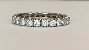 AcheterPlatina  alliance ring met diamanten ca 1,40 crt? Enchérissez de 1200!