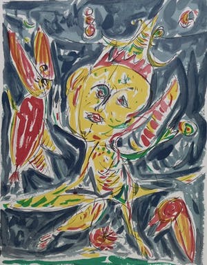 Carl-Henning Pedersen - Sprookjes van H.C.Andersen - 1985 - gesigneerd - H.C. - Groot! kopen? Bied vanaf 325!