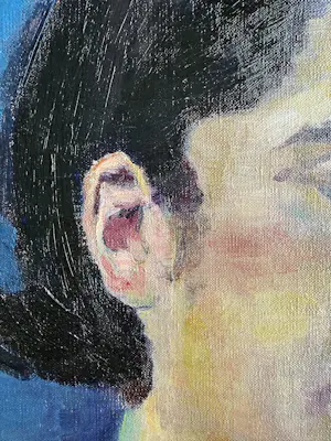 Jannetje Prins - Olieverf op doek | 'Portret van een jonge vrouw' | 1932 kopen? Bied vanaf 250!