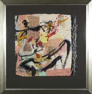 Miriam Slaats - Zeefdruk, Slaat meets slaats - Ingelijst verkocht voor € 1!