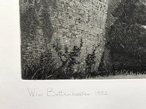 Wim Bettenhausen - ets - 'Wolken boven Pelsertoren' - 1992 (Eigen druk) kopen? Bied vanaf 135!