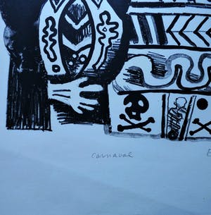 Ed Dukkers - Litho: Carnaval - 1966 kopen? Bied vanaf 40!