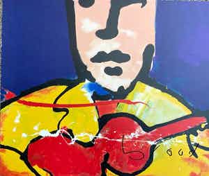 Herman Brood - Man & Gitaar verkocht voor € 150!