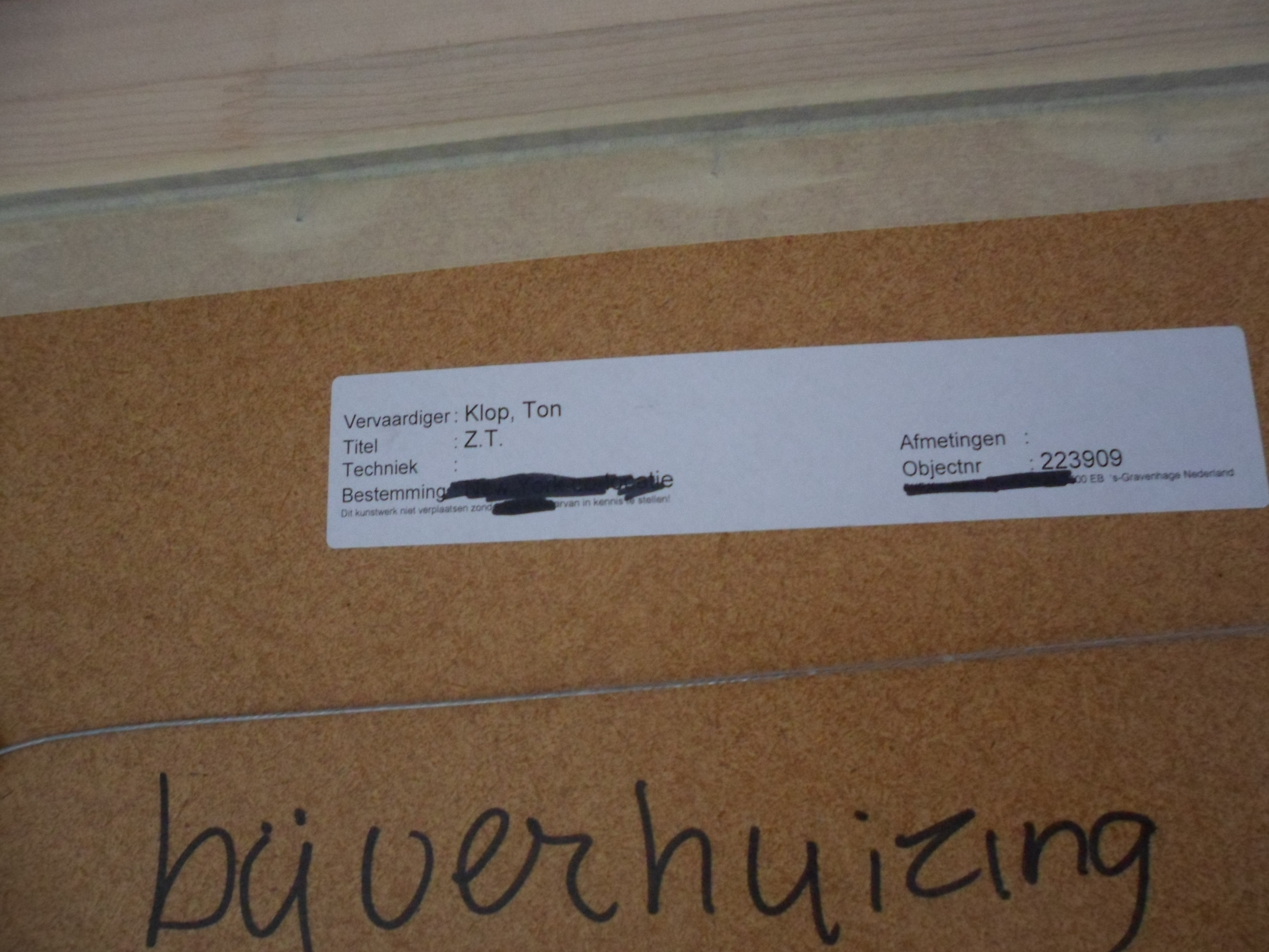 Ton Klop - Litho op papier: Zonder titel kopen? Bied vanaf 30!