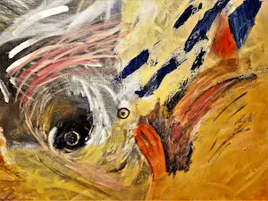Diana Lekkerkerker - Indrukwekkend (160x200cm!!) olieverf "impressions of a happy childhood" kopen? Bied vanaf 1!