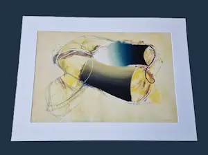 Buy Hans Vredegoor - zeer grote in 200 geschilderde gemengde techniek "Tubes" - gesigneerd? Bid from 81!