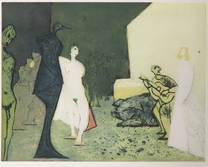 Constant - Ets en aquatint, Plaisir et Tristesse d'Amour: De bekering van Venus - Ingelijst kopen? Bied vanaf 1!