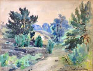 Henk Bellaard - A8984 - Bosgezicht verkocht voor € 50!