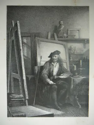 Carl Wilhelm Mieling - schildersatelier kopen? Bied vanaf 20!