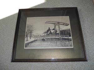 Herman Heuff - Gravure - Dorpsgezicht kopen? Bied vanaf 35!