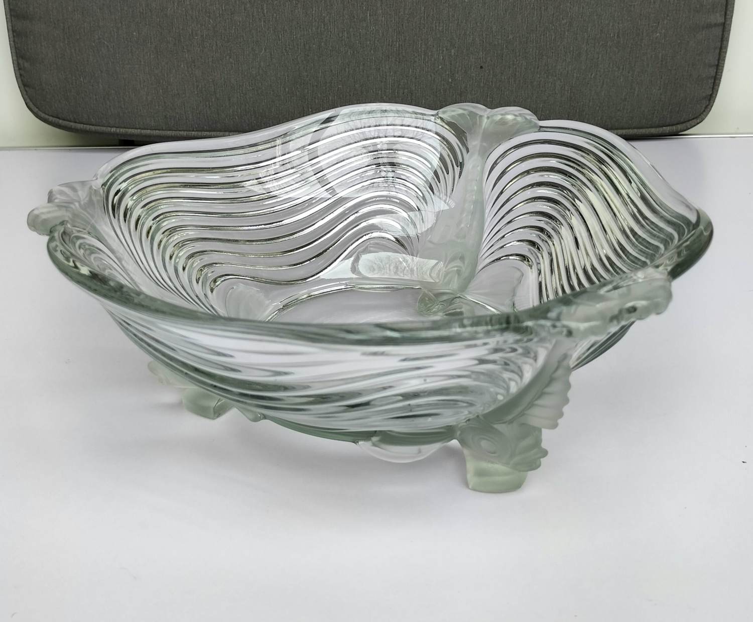 Josef Inwald - Art Deco glazen schaal met vissen kopen? Bied vanaf 50!