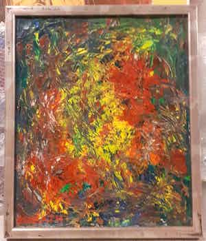 Frederic Benrath - abstracte kunst verkocht voor € 220!