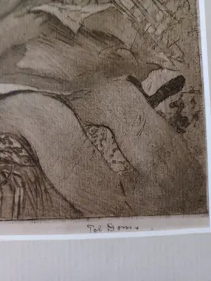 Pol Dom - Ets van dochtertje Elise Dom uit 1916 kopen? Bied vanaf 75!