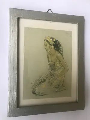 Willem Gerard Hofker - Balinees meisje gekleed in een Kabaya kopen? Bied vanaf 75!