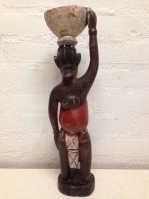 Dogon - 171214 - Old Tribal used African Temme figure - Nigeria. kopen? Bied vanaf 16!