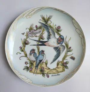 Hutschenreuther - Ole Winther - Borden vogels (2) kopen? Bied vanaf 20!