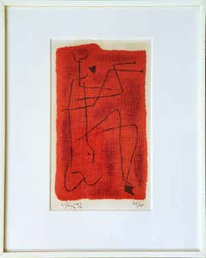 Gustave Singier - Gravure | Ingelijst verkocht voor € 95!