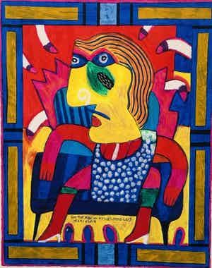 Clemens Briels - Goth the bibs met lijst! verkocht voor € 145!