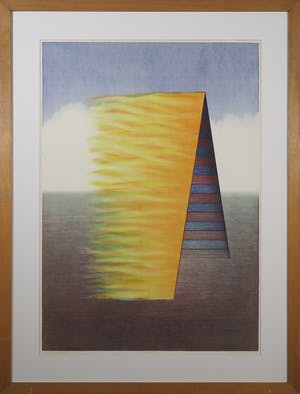 Leo van Steensel - Ets, Shelter - Ingelijst (Groot) kopen? Bied vanaf 40!