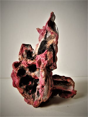 Erwin de Vries - Bijzondere handbeschilderde aardewerk sculptuur Abstract - gesigneerd kopen? Bied vanaf 20!
