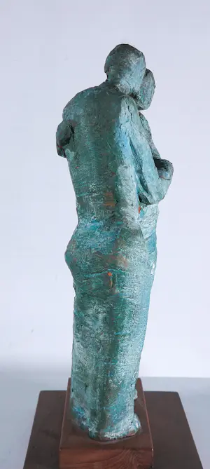 Jaroslawa Dankowa - Keramieken beeld, Minnenden kopen? Bied vanaf 50!