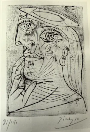 Pablo Picasso - "La Presse". kopen? Bied vanaf 29!