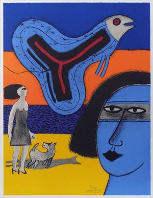 Corneille - "L'oiseau volant" groot formaat kopen? Bied vanaf 199!