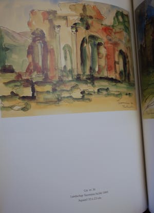 Theo Swagemakers - Taormina Sicilië - aquarel 1969 - met opdracht - incl. catalogus 2003 kopen? Bied vanaf 75!