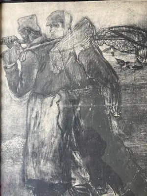 Jan Toorop - Vissers bij Katwijk kopen? Bied vanaf 30!