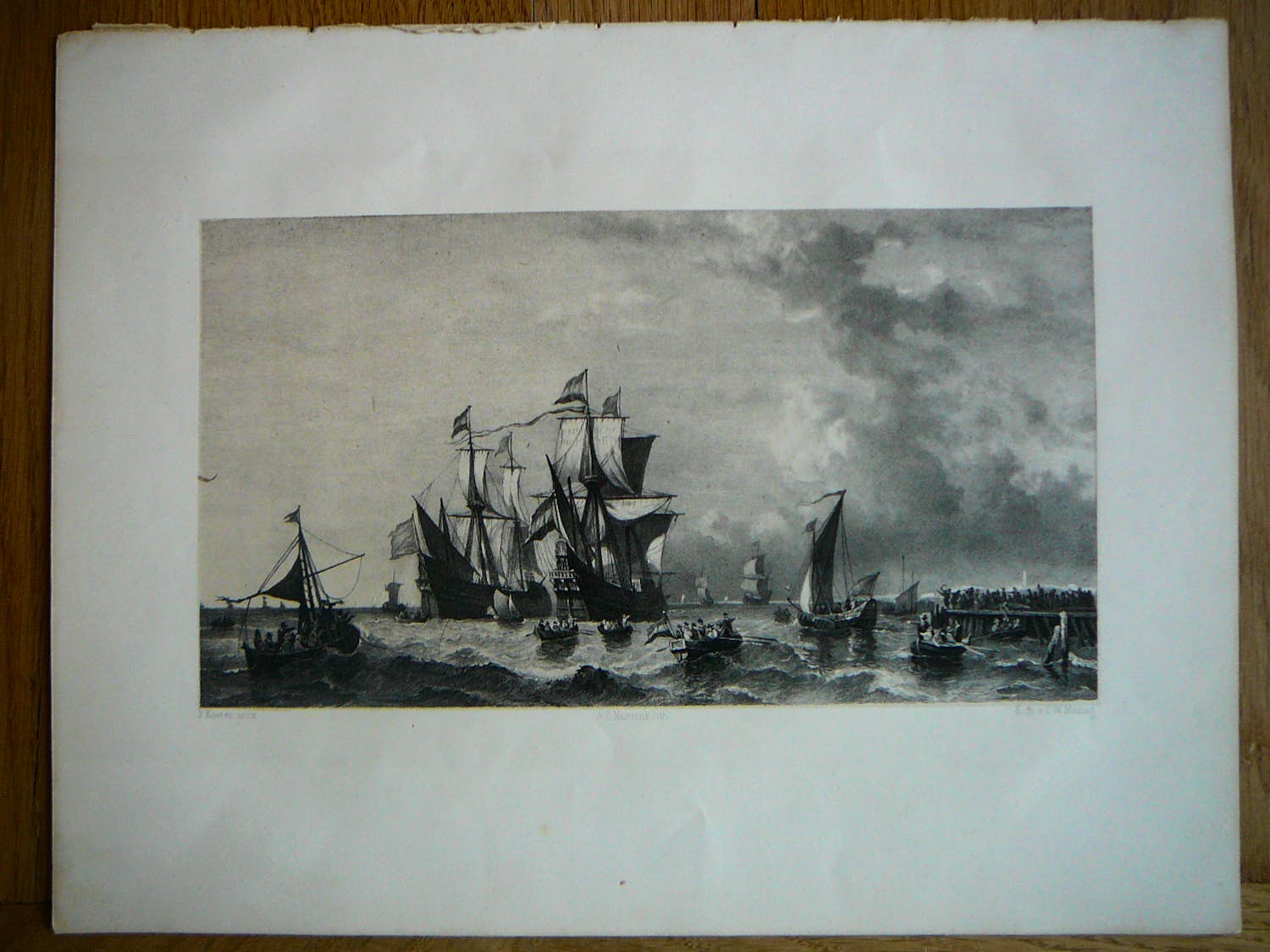 Adolf Carel Nunnink - Het uitzeilen van Barends en Rijp verkocht voor € 20!