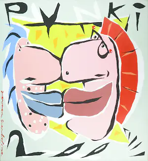 Jeroen Gerlofsma - Acryl op doek, Punkie kaufen? Bieten Sie von 50!