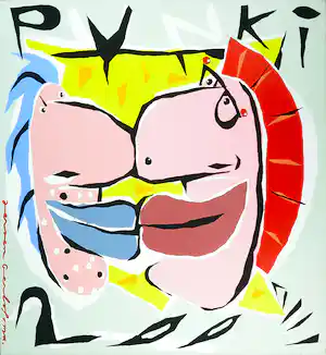 Jeroen Gerlofsma - Acryl op doek, Punkie verkauft für € 50!