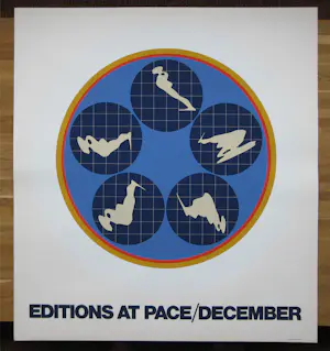 Ernest Trova - Groot origineel zeefdruk affiche - 1969 kopen? Bied vanaf 50!