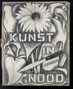 Wilhelmina van Oranje-Nassau - 2 litho's , bijlages van ; DE KUNST IN NOOD 6 delen kopen? Bied vanaf 50!