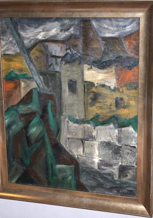 Joop Wijnbergen - - 1958 - Zutphen - olieverfschilderij kopen? Bied vanaf 10!