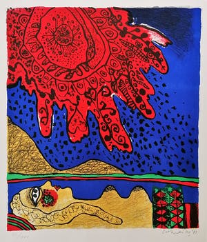 Corneille - Femme et Soleil 1973 kopen? Bied vanaf 199!