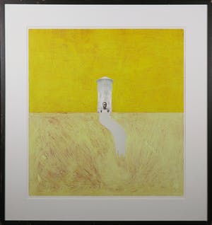 Kees Landa - Litho, Zonder titel II - Ingelijst kopen? Bied vanaf 40!