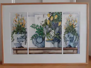 Albert A. Labordus - Bloemen in vazen en op schaal kopen? Bied vanaf 1!