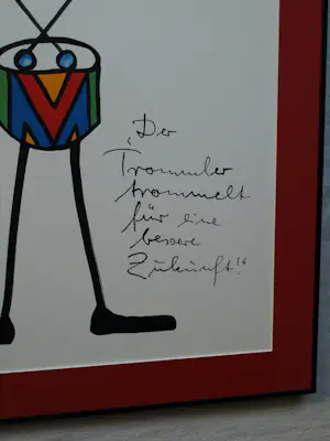 Berthold Spies - Gemengde techniek , Der Trommler….. – Lijst, 74½ x 59½ cm - 2007 kopen? Bied vanaf 100!