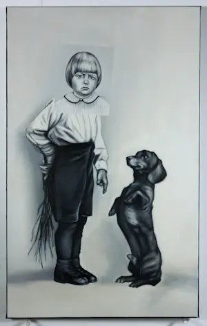 Cisca Bogman - Olieverf op doek, Zelfportret kopen? Bied vanaf 100!