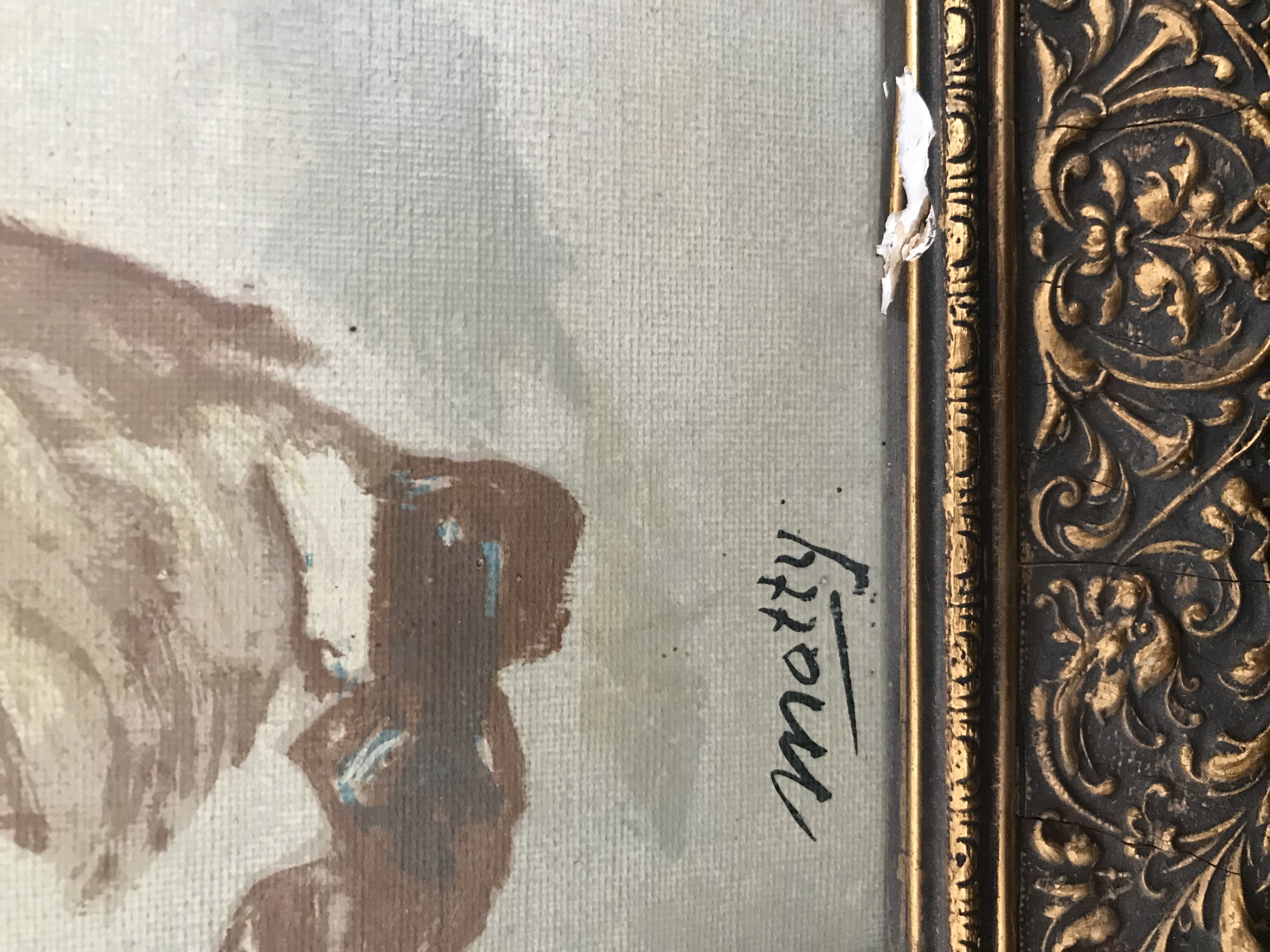 Niet of onleesbaar gesigneerd - Krantenjongen met sigaret kopen? Bied vanaf 1!