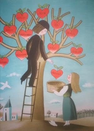 Raymond Peynet - Liefdesboom. kopen? Bied vanaf 1!