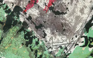 Niet of onleesbaar gesigneerd - Zeefdruk, Zonder titel - Ingelijst (Groot) kopen? Bied vanaf 1!