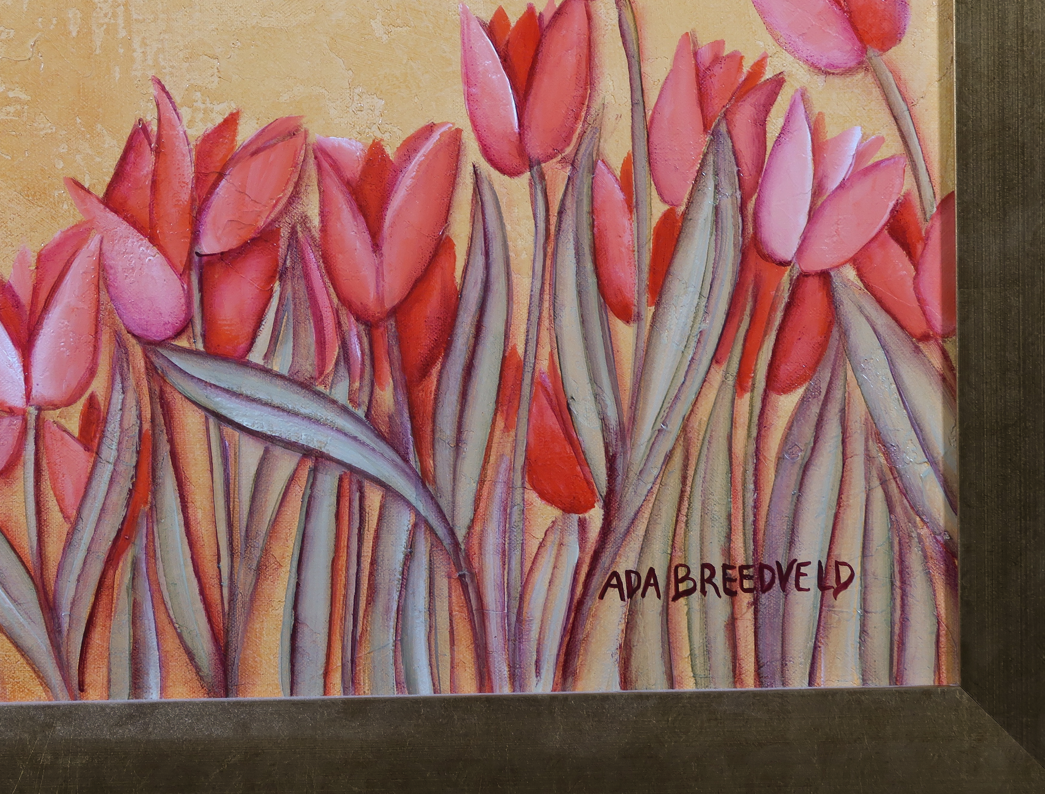 Ada Breedveld - Olieverf op doek, Lente wind - Ingelijst (Zeer groot) kopen? Bied vanaf 1000!