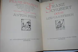 Anton Pieck - 16 ill. in Franz Schubert (1933) & 2 handgesigneerde boeken kopen? Bied vanaf 85!
