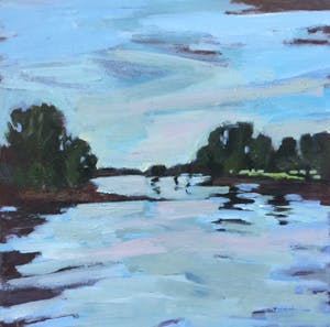 Niet of onleesbaar gesigneerd - Z11 - Zicht op de plas kopen? Bied vanaf 10!